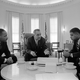 President Lyndon B. Johnson talks with civil rights leaders at the White House on Jan. 18, 1964. From left, Dr. Martin Luther King Jr., head of the Southern Christian Leadership Conference; Johnson; Whitney Young, executive director of the National Urban League; and James Farmer, national director of the Congress of Racial Equality. Not shown: Roy Wilkins, executive secretary of the NAACP.